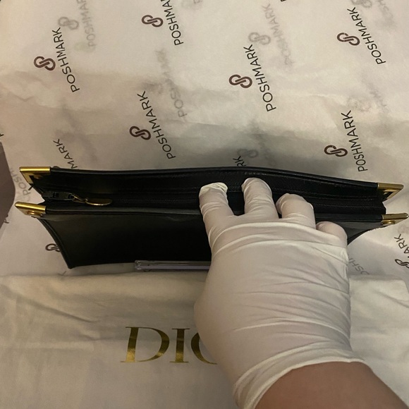 Christian Dior Vintage Leather Clutch - Picture 3 of 9